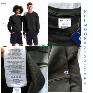 Sweatshirt Champion nỉ lông cừu chuẩn xuất xịn