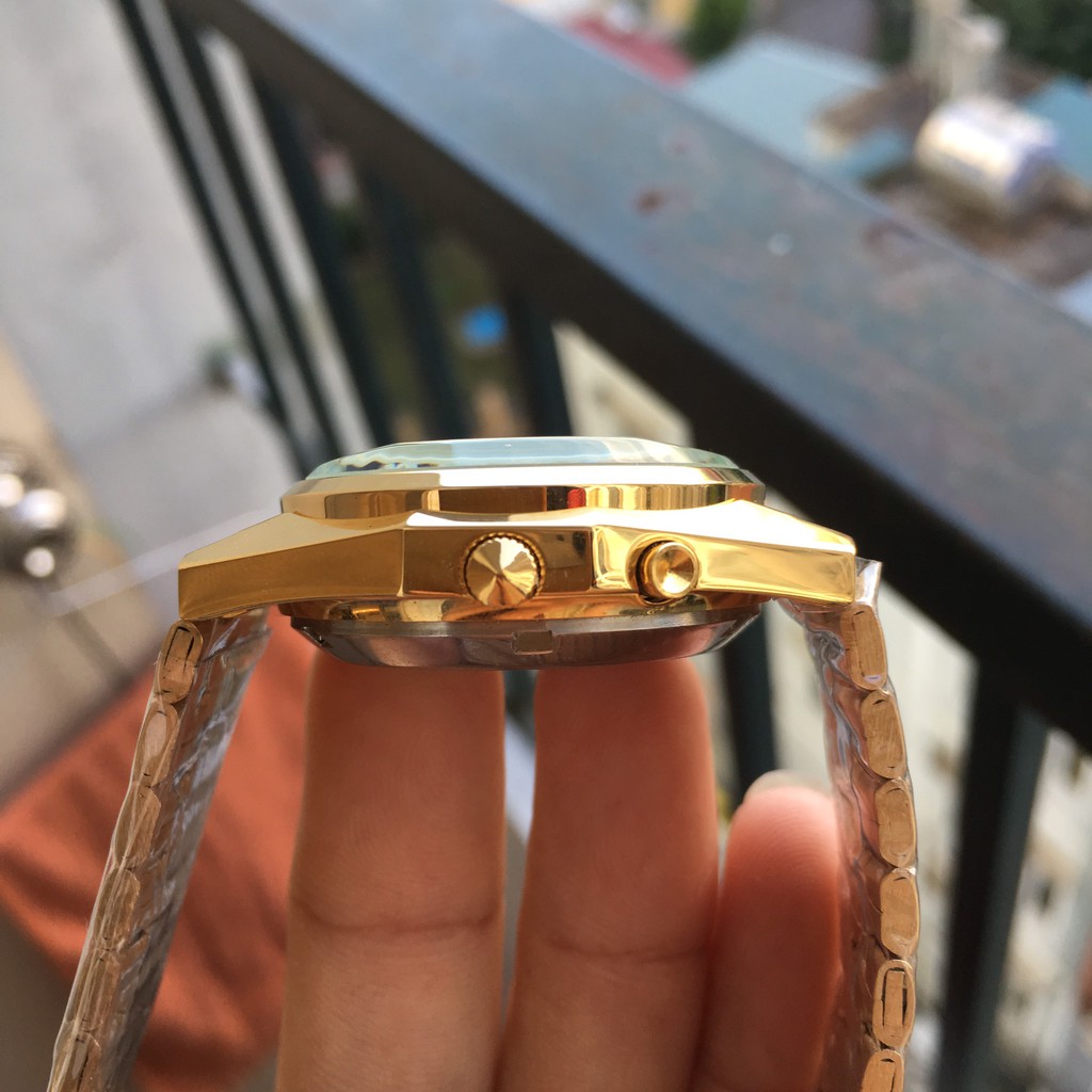 Đồng hồ nam orient 3 sao nhật máy nguyên bản  mặt xanh dương