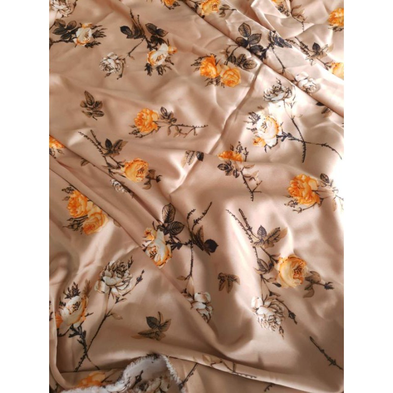 vải lụa satin hoa