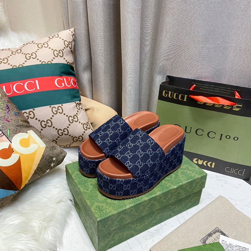 Dép Đế Xuồng Cao Su Lanh 11cm Thời Trang Cho Nữ