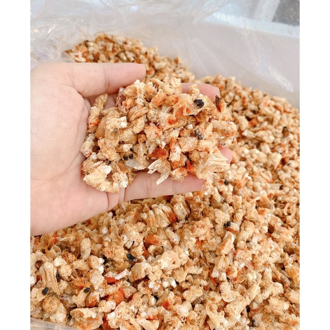 1kg đầu tôm khô thịt CMau nấu sup, nấu canh siêu ngọt nước y hình