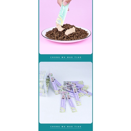 QUE GEL DINH DƯỠNG CHO THÚ CƯNG 3 VỊ