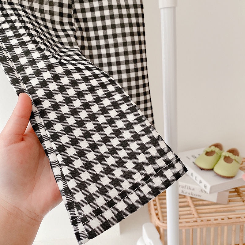 [Babycat] Quần Ống Rộng Họa Tiết Da Báo Phong Cách Hàn Nhật Nhật Bản Thời Trang Mùa Xuân Cho Bé Gái 0-6 Tuổi