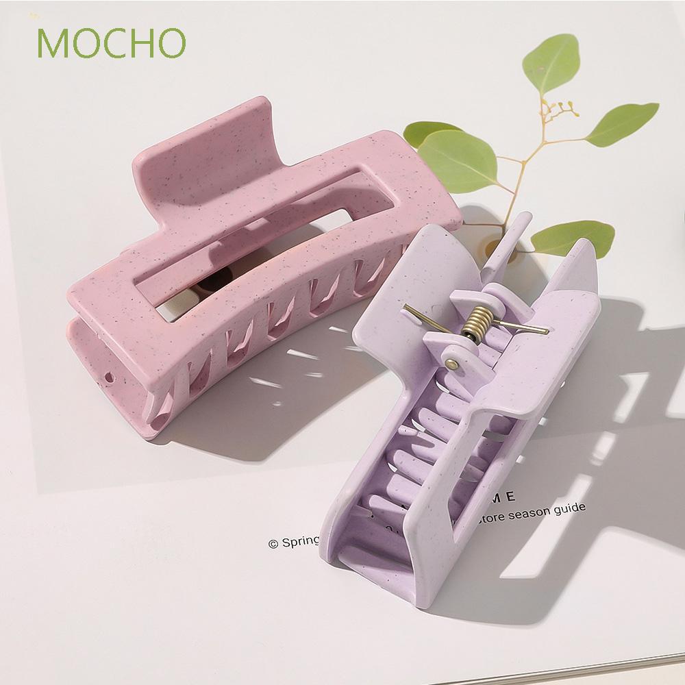 Kẹp Tóc Hình Chữ Nhật Bằng Nhựa Acrylic Nhiều Màu Sắc Phong Cách Hàn Quốc