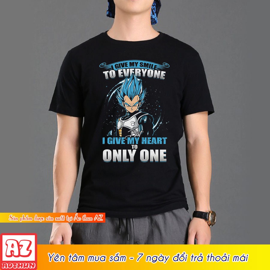 Áo thun in hình dragon ball Cadic Vegeta Songoku - Có size trẻ em M2922