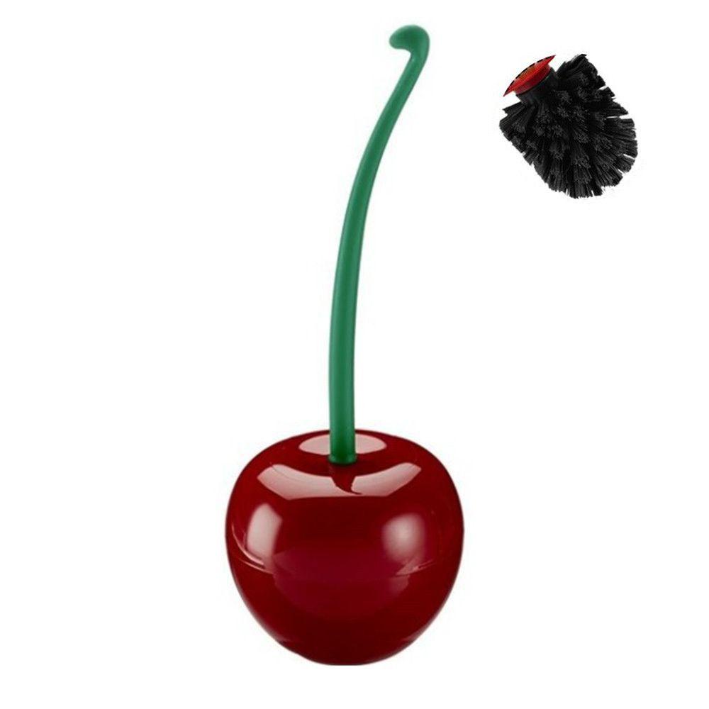 Bàn Chải Chà toilet Hình Chữ T Họa Tiết Cherry Giáng Sinh