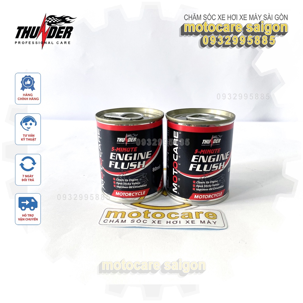 COMBO Nhớt Kixx Ultra 10W40 SN 1L và dung dịch súc động cơ Thunder liqui hoặc bluechem