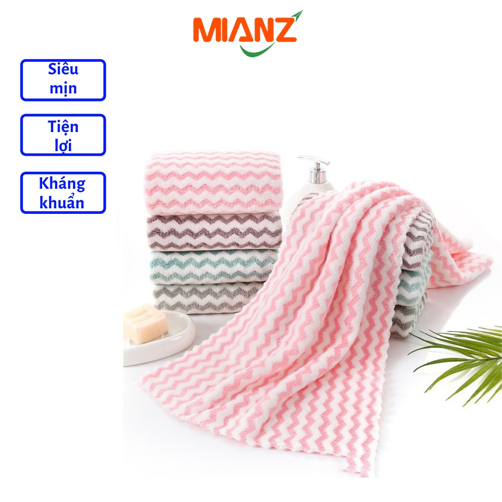 Khăn tắm, khăn mặt xuất Hàn - Mềm mịn, Siêu thấm hút 30cm x 50cm – MIANZ STORE