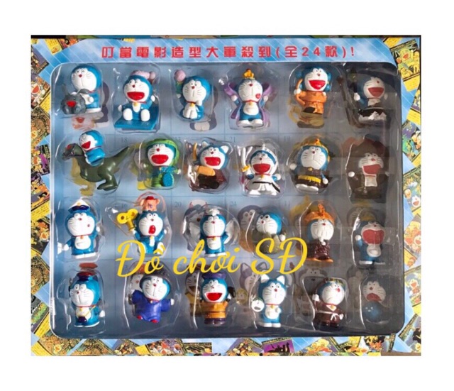 Mô hình doremon - hộp 24 con