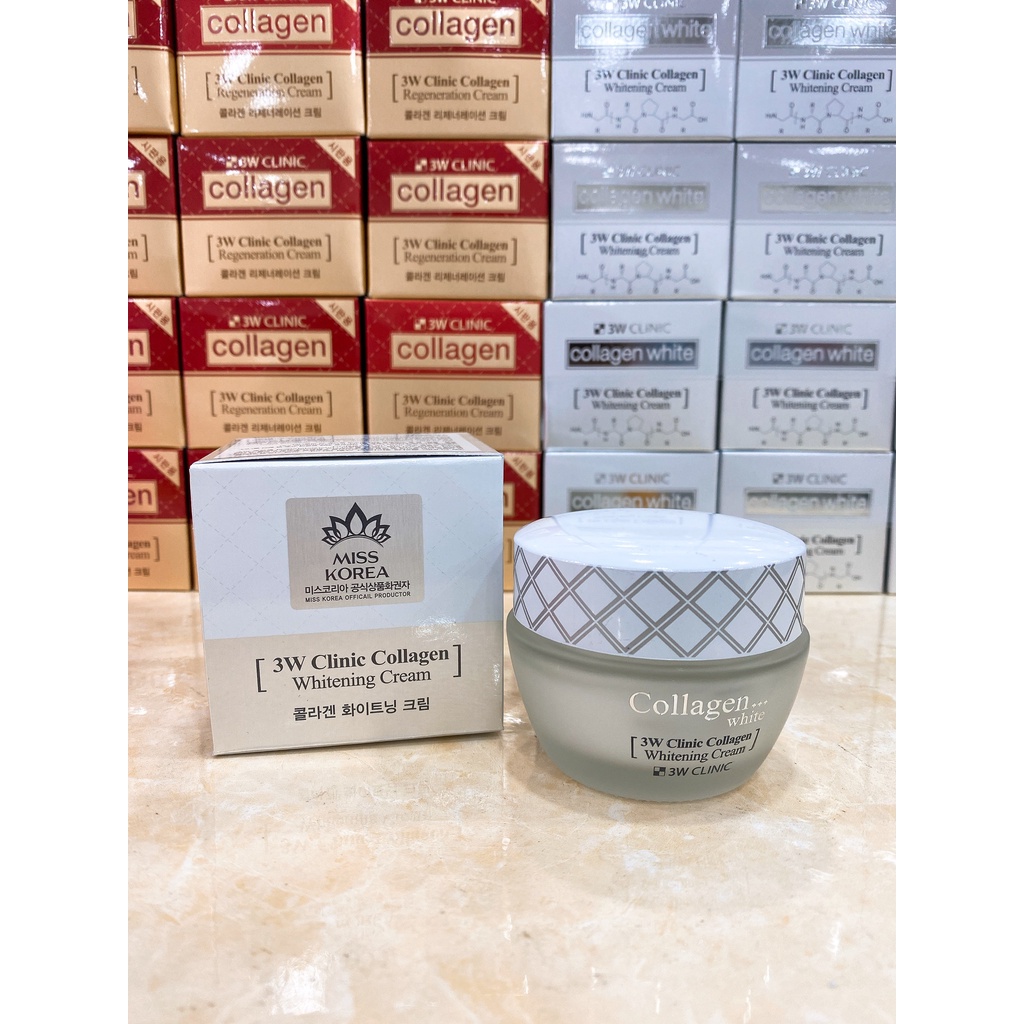 Kem Dưỡng Da 3W CLINIC Collagen Cream Hàn Quốc 60ml