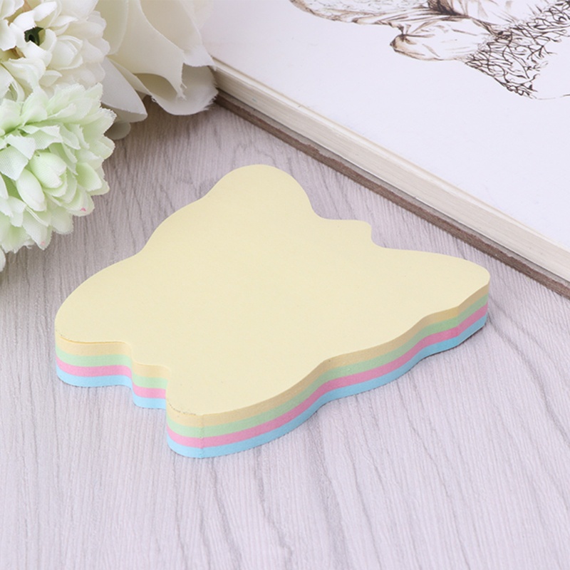 Bộ 100 Trang Giấy Ghi Chú Tự Dính Hình Lá Cờ Dễ Thương