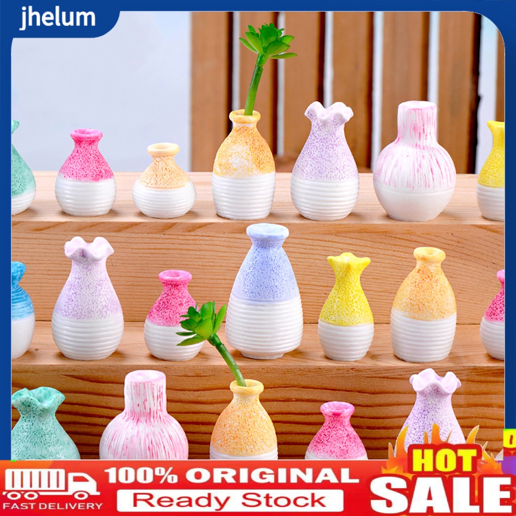 Chậu Hoa Mini Làm Thủ Công Đa Năng Trang Trí Sân Vườn