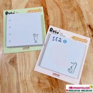 GIẤY NOTE GHI CHÚ HÌNH (7,5 x 7,5 cm)