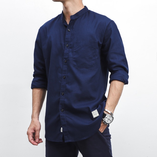 Áo somi đũi cổ trụ dài tay S.Soda | BigBuy360 - bigbuy360.vn