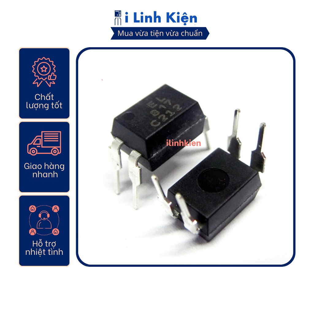 Ic quang EL817 EL817C SOP-4/DIP-4 chính hãng Everlight