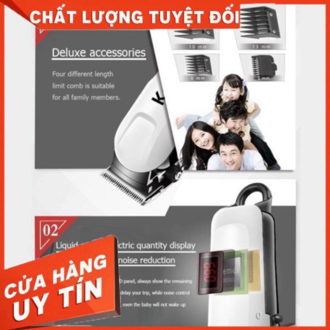 [SALE 3 NGÀY] [BAO CHẤT] [Xịn Bao chất] [SỈ] Tông đơ cắt tóc - tongdo cắt tóc không dây chuyên nghiệp KEMEI KM- 809A