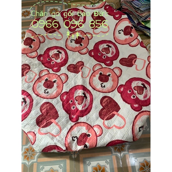 ( MẪU MỚI ) Ga chun trần bông , ga giường trần bông , bo chun chắc chắn chất cotton poly mềm mại