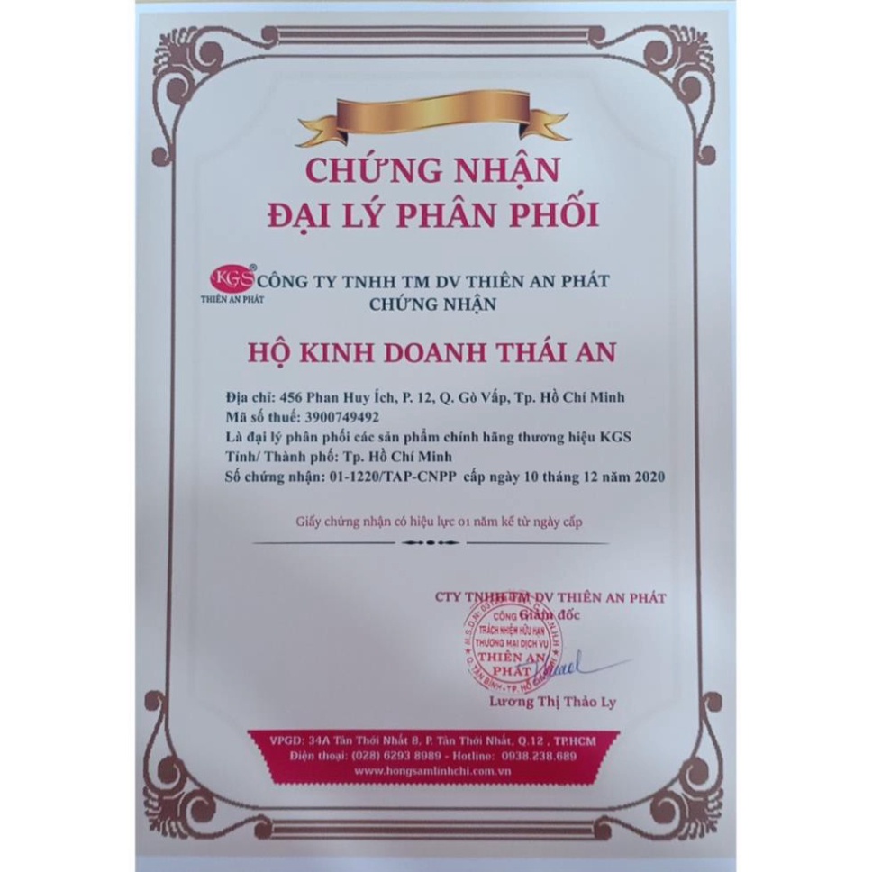 Viên Hồng Sâm Linh Chi Nhung Hươu 120 Viên Hộp Thiếc KGS Cao Cấp Hàn Quốc X 830mg