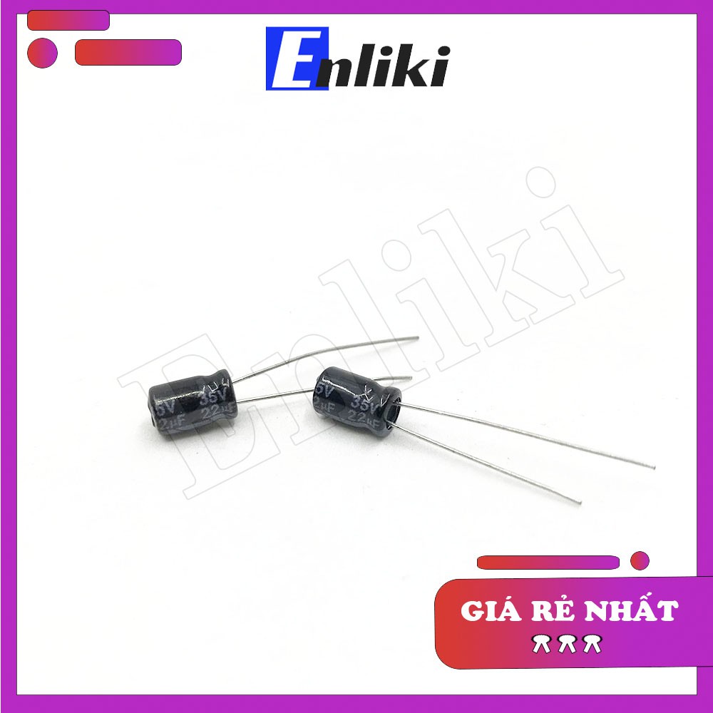 [Mã ELHACE giảm 4% đơn 300K] 10 Chiếc Tụ 22uF 35V kích thước 5x7mm