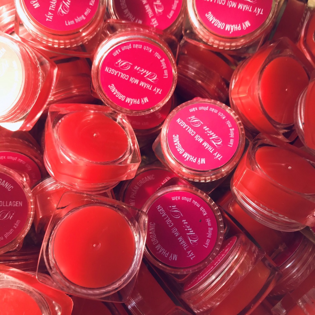 Dưỡng môi Collagen Thiên Di khử thâm môi, làm hồng môi và giúp môi mềm mịn an toàn 100% từ thiên nhiên