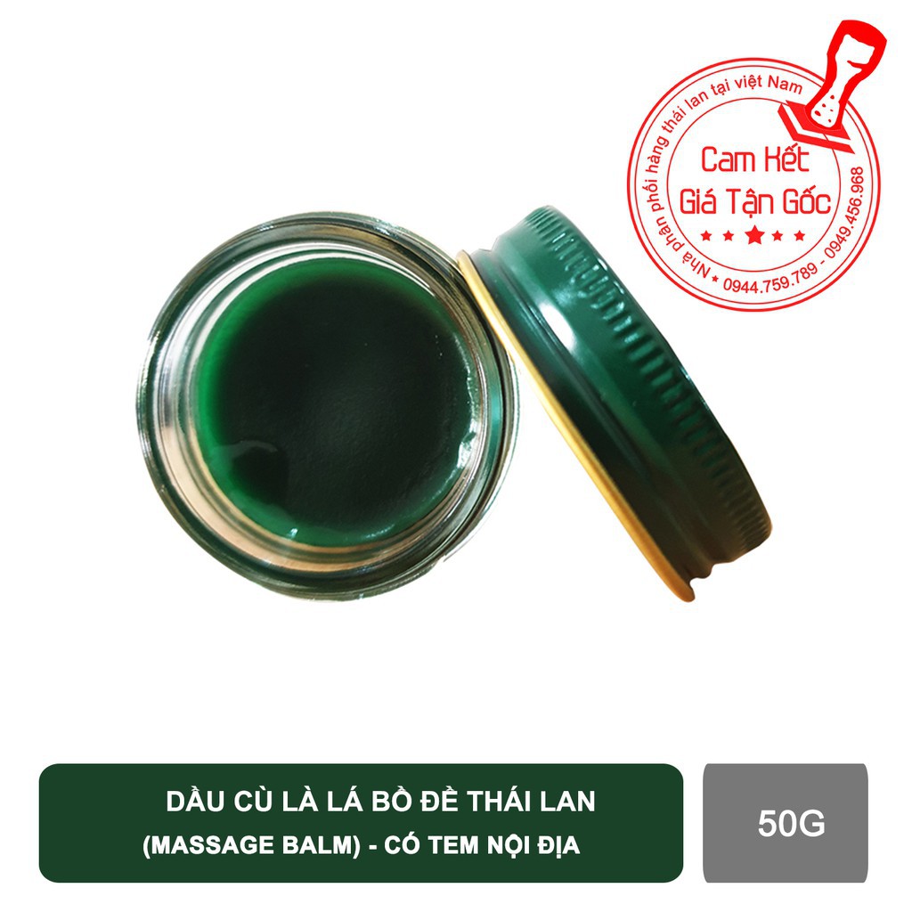 Dầu cù là lá bồ đề thái lan 50g - Massage Balm có tem vàng nội địa