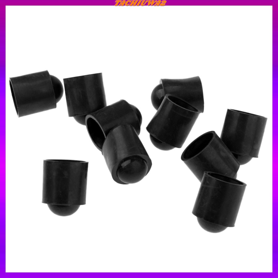 Set 10 Vỏ Bọc Đầu Cơ Bida Bằng Cao Su Màu Đỏ Tachiuwa2