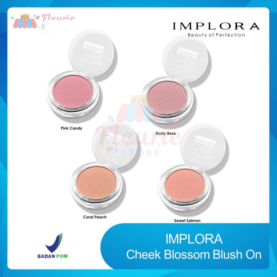 Phấn má hồng Bpom Implora màu hoa anh đào