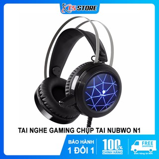 Tai nghe Gaming Chụp tai giả lập âm thanh 7.1 Nubwo N1 Có led