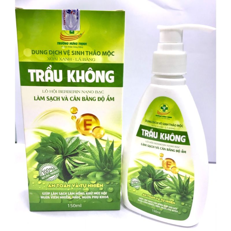 Dung dịch vệ sinh phụ nữ trầu không, xoài xanh, lá bàng