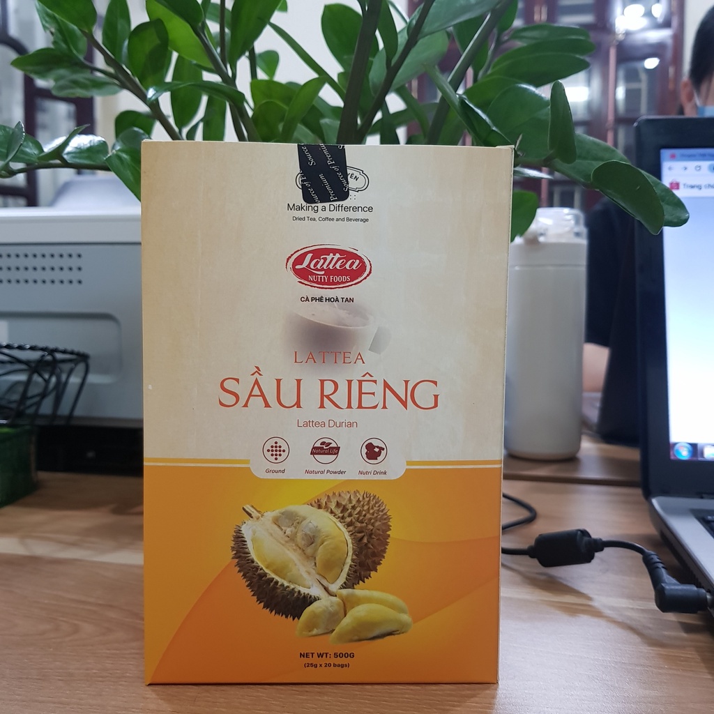 Bột Sầu Riêng Hòa Tan Làm trà Sữa Sầu Riêng Cực Ngon
