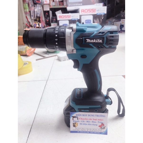 Máy khoan pin cầm tay Makita 198v tặng kem 2 pin sạc