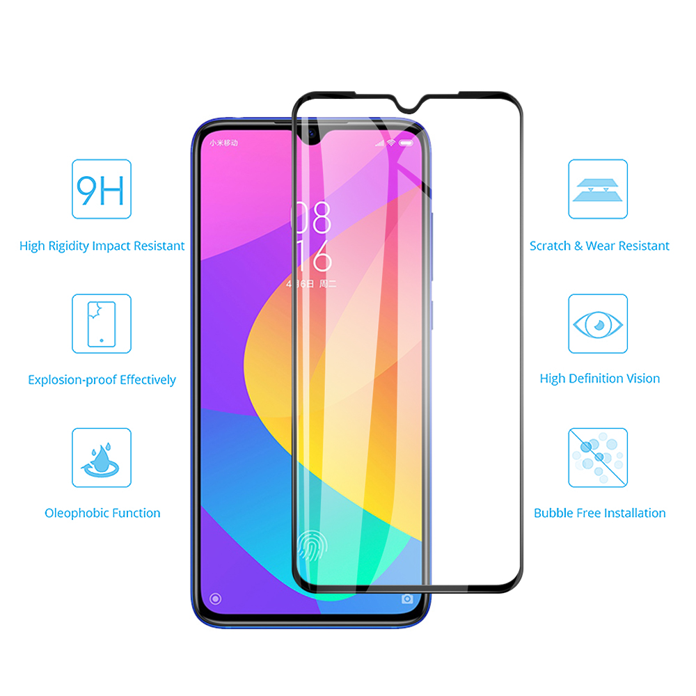 Kính Cường Lực 2.5d Bảo Vệ Toàn Màn Hình Cho Xiaomi Mi9 Lite 8 Lite Note 3 Mi8 Se Mix2 Mi6X A2 A1 Mi5X Mi6 Mi5C Mi5S Plus Redmi K20 Mi Cc9 Mi9Se Mi9 Mi A3 Lite