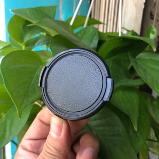 Nắp Đậy Ống Kính (Lens Cap) Loại Mỏng – Không chữ – Bấm Bên Hông – Full Size