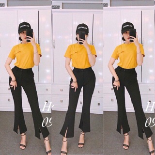 Quần bò ống loe