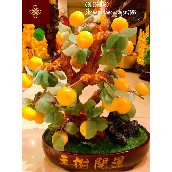 Cây Táo đá vàng phong thuỷ (cao 40, dài 38, rộng 20)