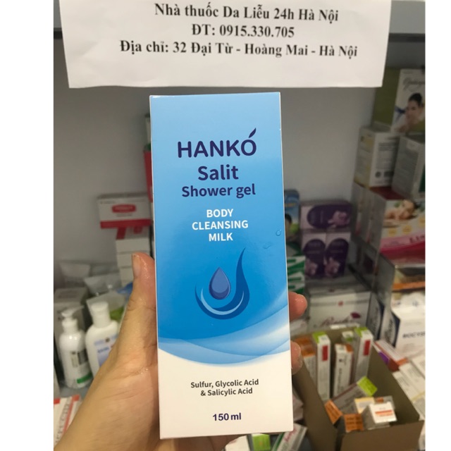 Hanko Salit Shower gel body cleansing milk sữa tắm