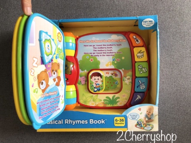 Sách âm nhạc VTech Musical Rhymes Book