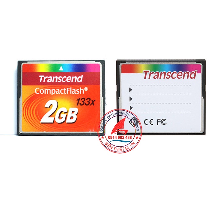 Thẻ nhớ CF 2GB Transcend CompactFlash 133X - Hỗ trợ Ultra DMA 0-4 dùng cho máy ảnh máy quay phim máy công nghiệp CNC
