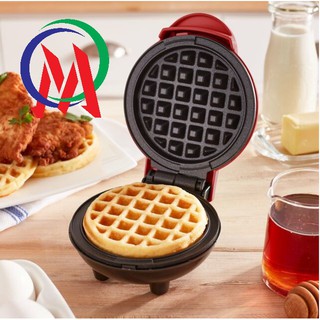 Máy Nướng Bánh, Làm Bánh Kẹp, Bánh Quế, Bánh Tổ Ong  Waffle  Màu Đỏ.