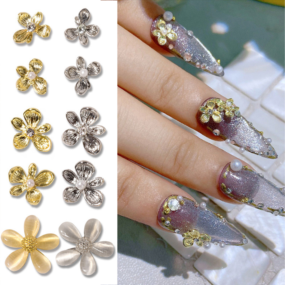 Set 1 / 5 Phụ Kiện 3d Trang Trí Móng Tay
