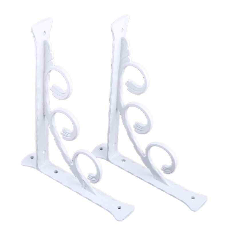 Set 2 giá đỡ kệ gắn tường hình tam giác bằng kim loại