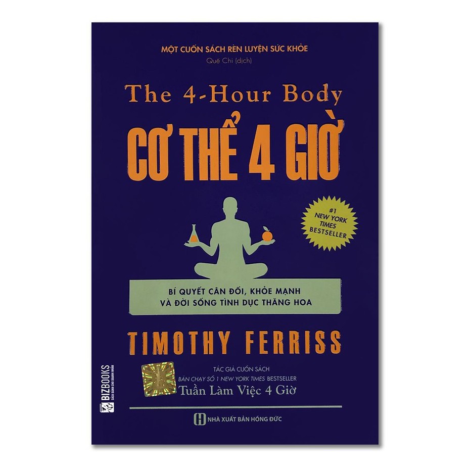 Sách - The 4 - Hour Body: Cơ Thể 4 Giờ Tặng  Sổ Tay Bìa Da