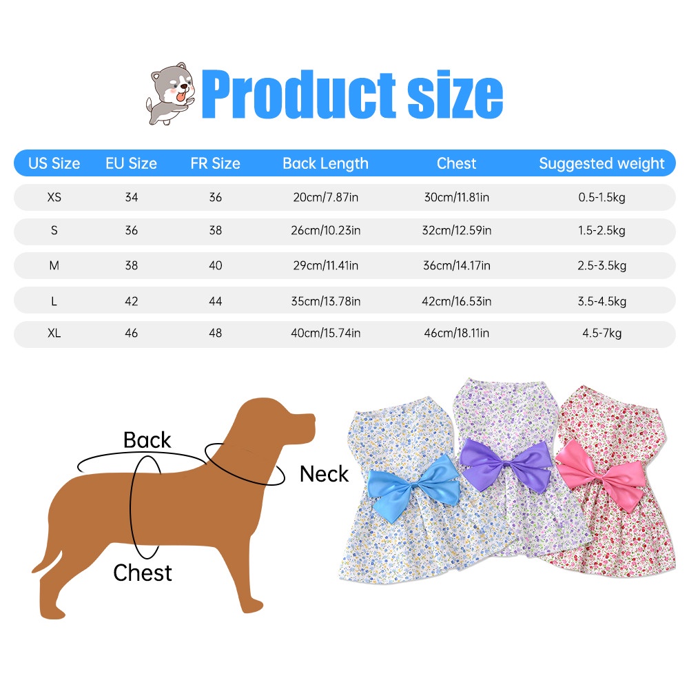 Đầm Họa Tiết Caro Dễ Thương Thời Trang Xuân Hè Cho Cún Cưng