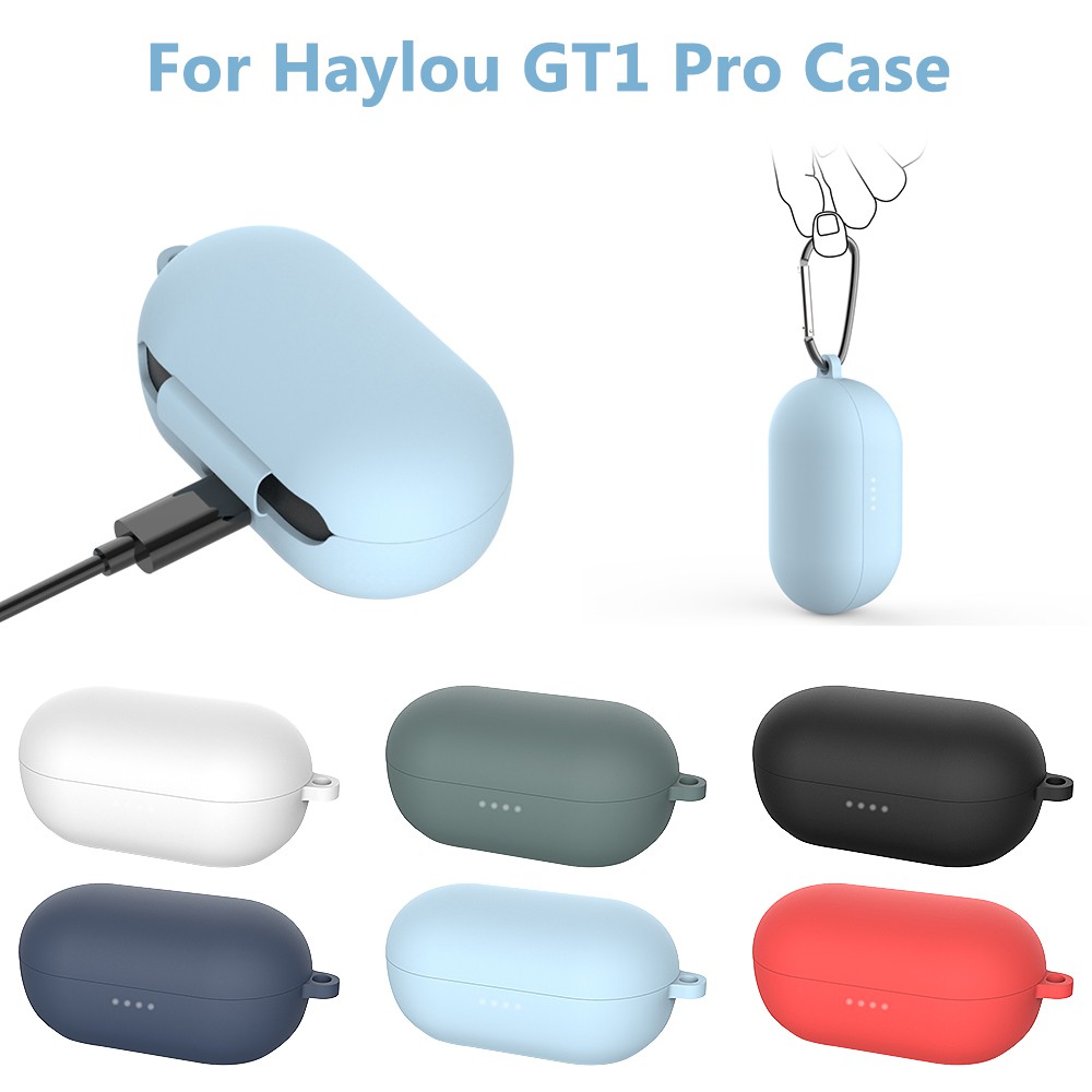 Vỏ silicone bảo vệ hộp tai nghe không dây Haylou GT1 pro