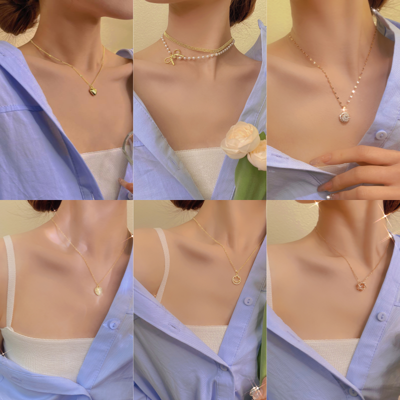 Vòng Cổ Thiết Kế Đơn Giản Thời Trang Mùa Hè 2021 Cho Phụ Nữ