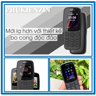 Điện thoại Nokia 105 1 SIM (2019) - Hàng Chính Hãng - Nguyên Seal [ HÀNG TỒN KHO ]