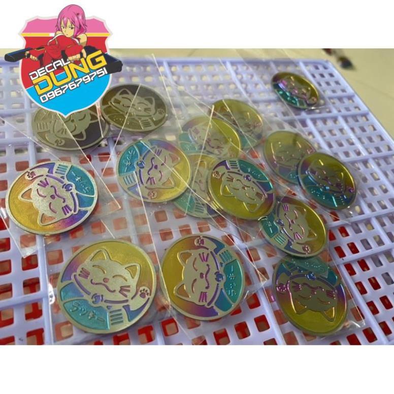 Logo mèo thần tài titan mang lại may mắn cho bạn.Màu giao ngẫu nhiên