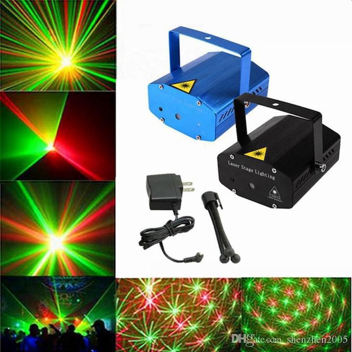 Đèn Laser Stage Light mini chiếu sao siêu rẻ