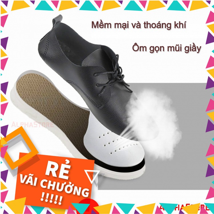 Bộ Lót Bảo Vệ Mũi Giày Shoe Shield (Loại 1, Nhựa Mềm) - Miếng Độn Chống Nhăn, Giữ Dáng Mũi Giầy Thể Thao Sneaker Shield