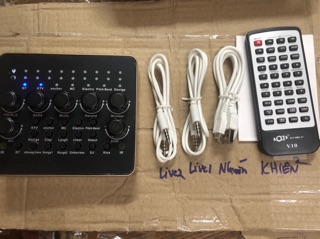 Sound card live stream V10.